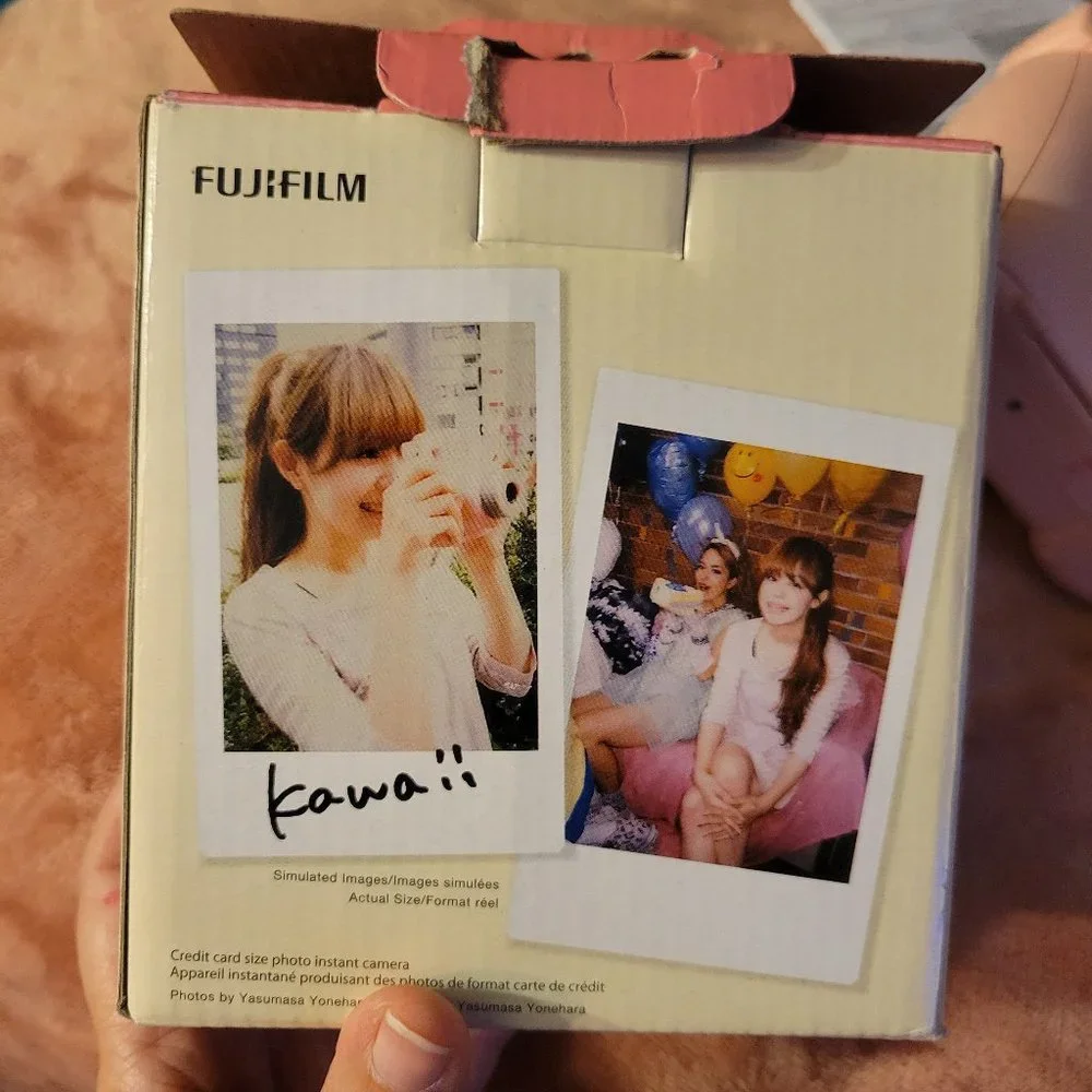 Fujifilm Instax Mini 8 Pink Instant Camera + Box + Lenses - Tested Works